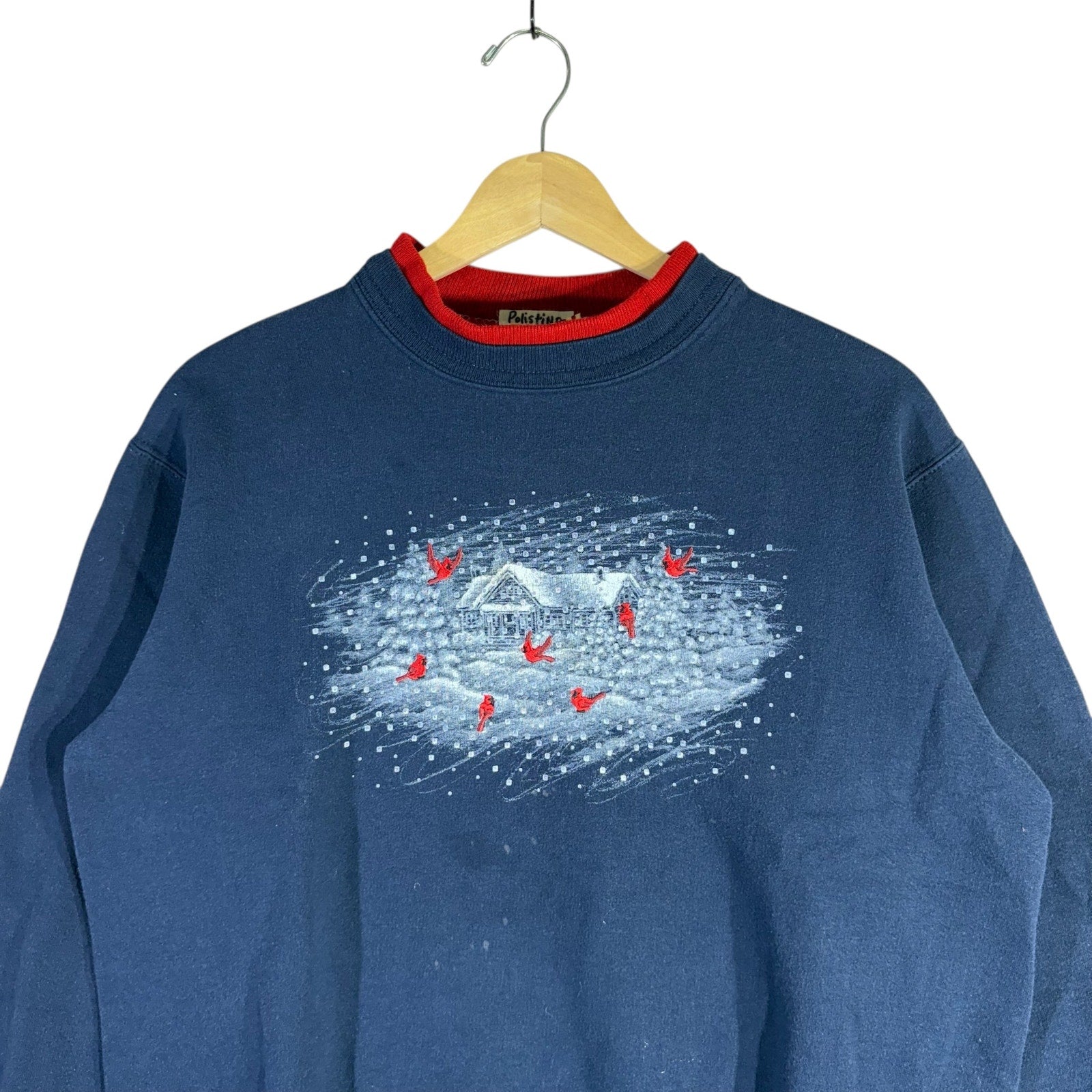 Vintage Winter Cabin Crewneck