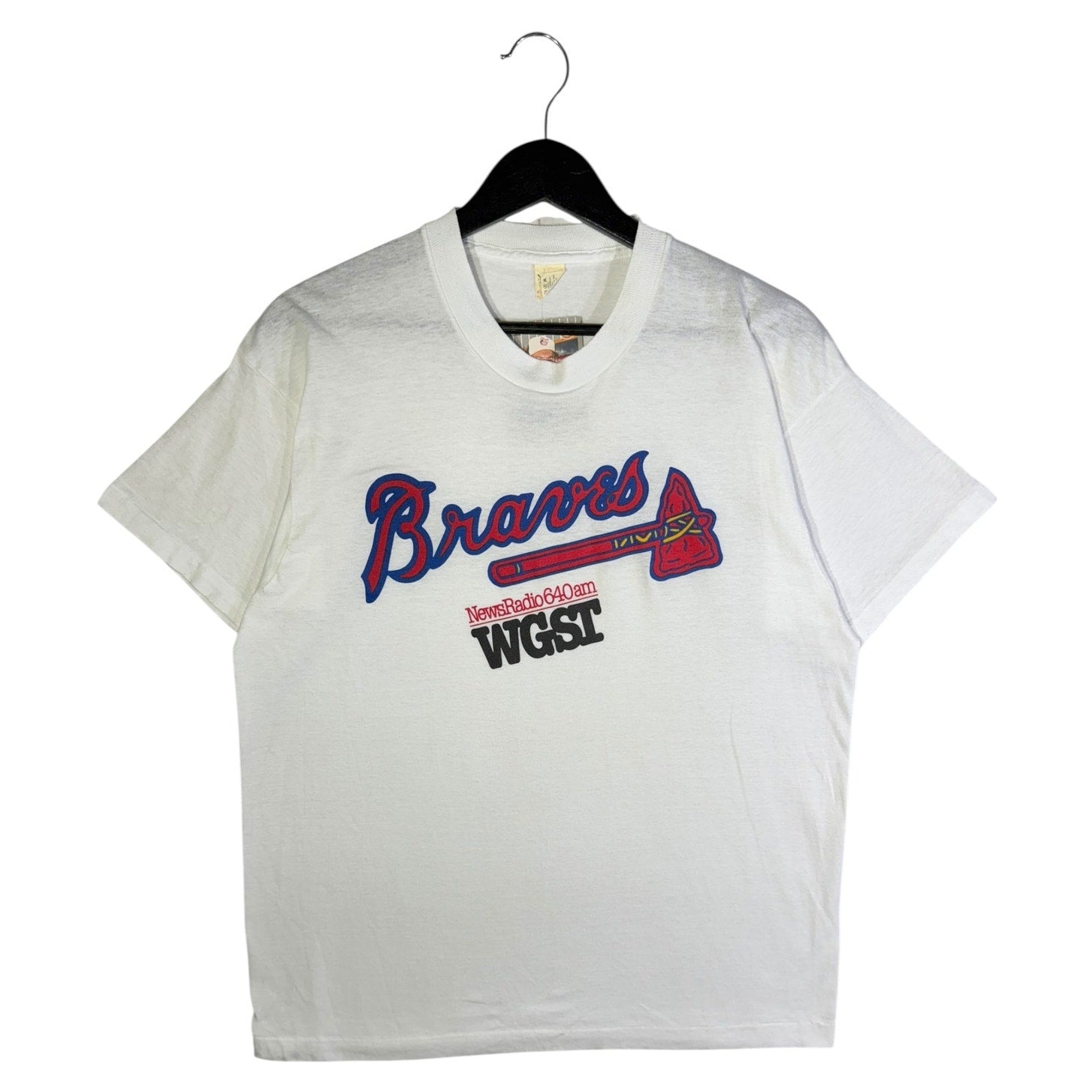 Vintage Atlanta Braves WGST Radio MLB T-Shirt