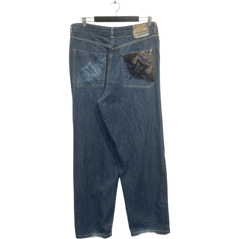 Vintage Y2K Makaveli Branded Denim Jeans 33x32
