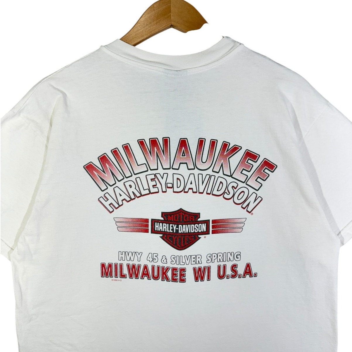 Vintage Harley Davidson Milwaukee Wisconsin Dealer T-Shirt