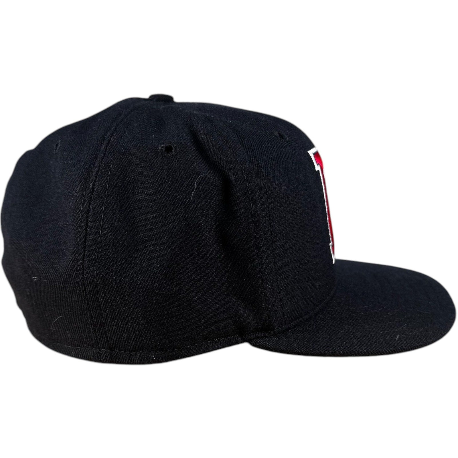 Vintage New Era Umpire National League Wool Fitted Hat Size 7 5/8