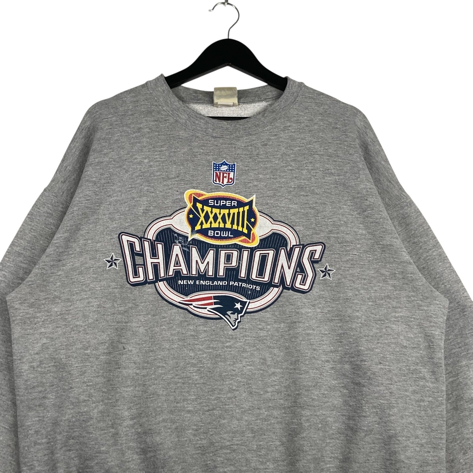 Vintage New England Patriots Super Bowl Champs NFL Crewneck