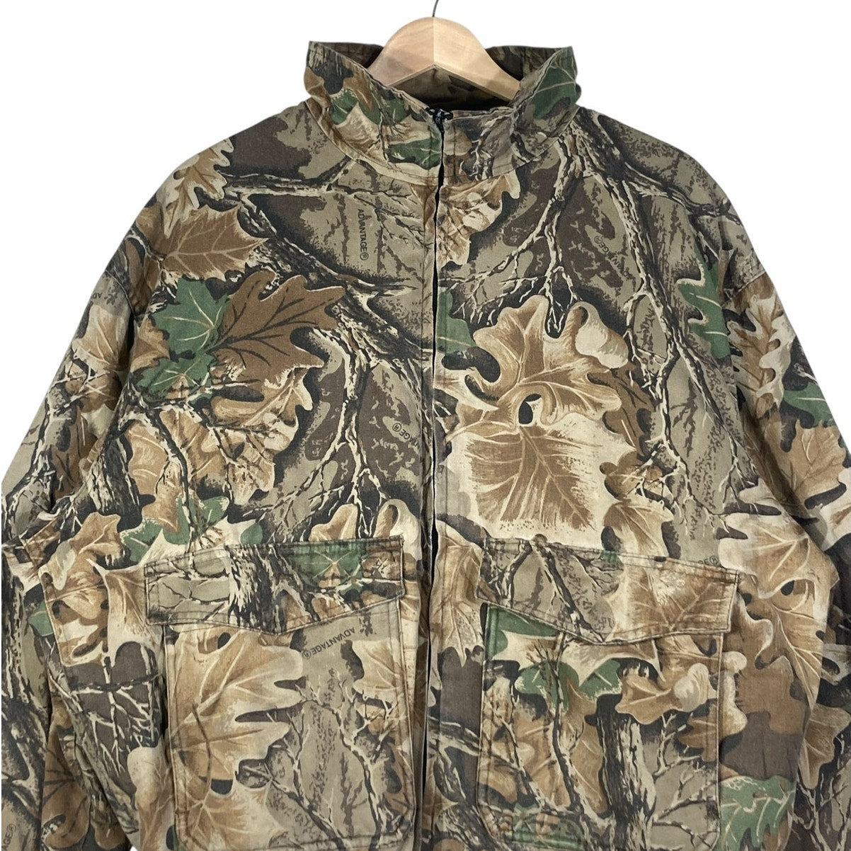 Vintage Red Head Camo Bomber Jacket