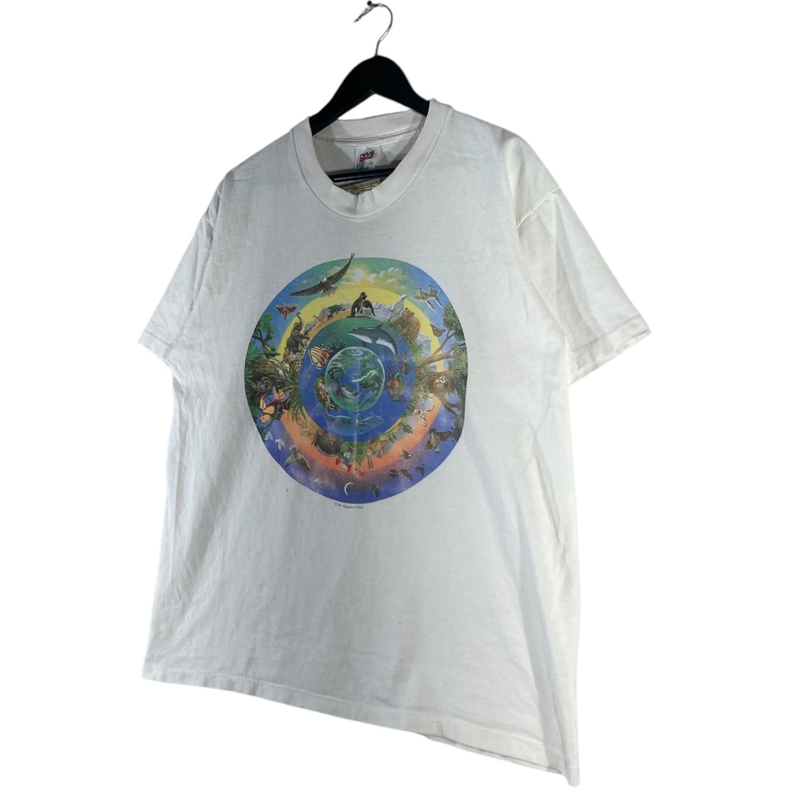 Vintage Animals Planet Pre-Shrunk Short Sleeve T-Shirt