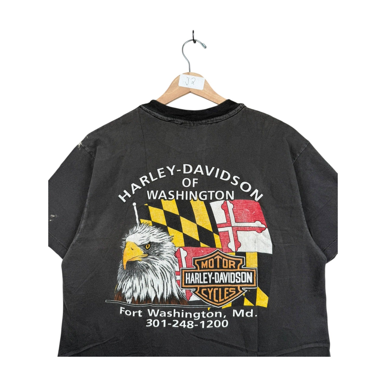 Vintage Harley Davidson Motorcycles Washington T-Shirt