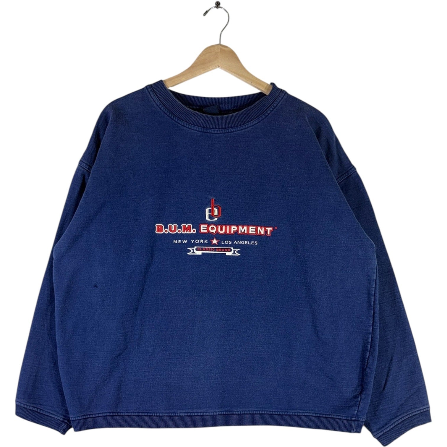 Vintage B.U.M. Equipment New York L.A Logo Crewneck