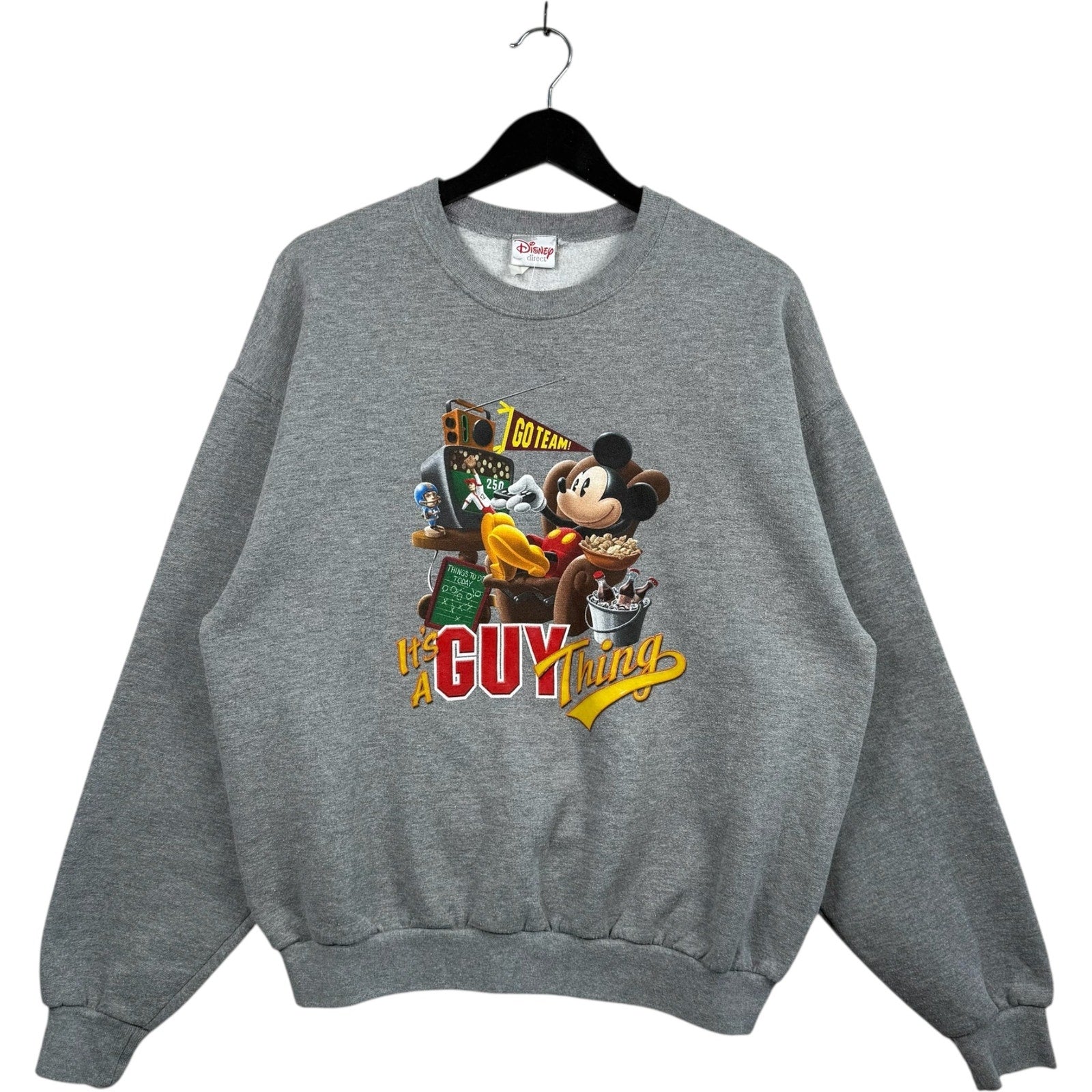 Vintage Disney "It's A Guy Thing" Mickey Mouse Crewneck