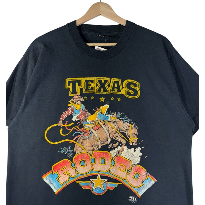 Vintage Texas Rodeo Cowboy Graphic T-Shirt