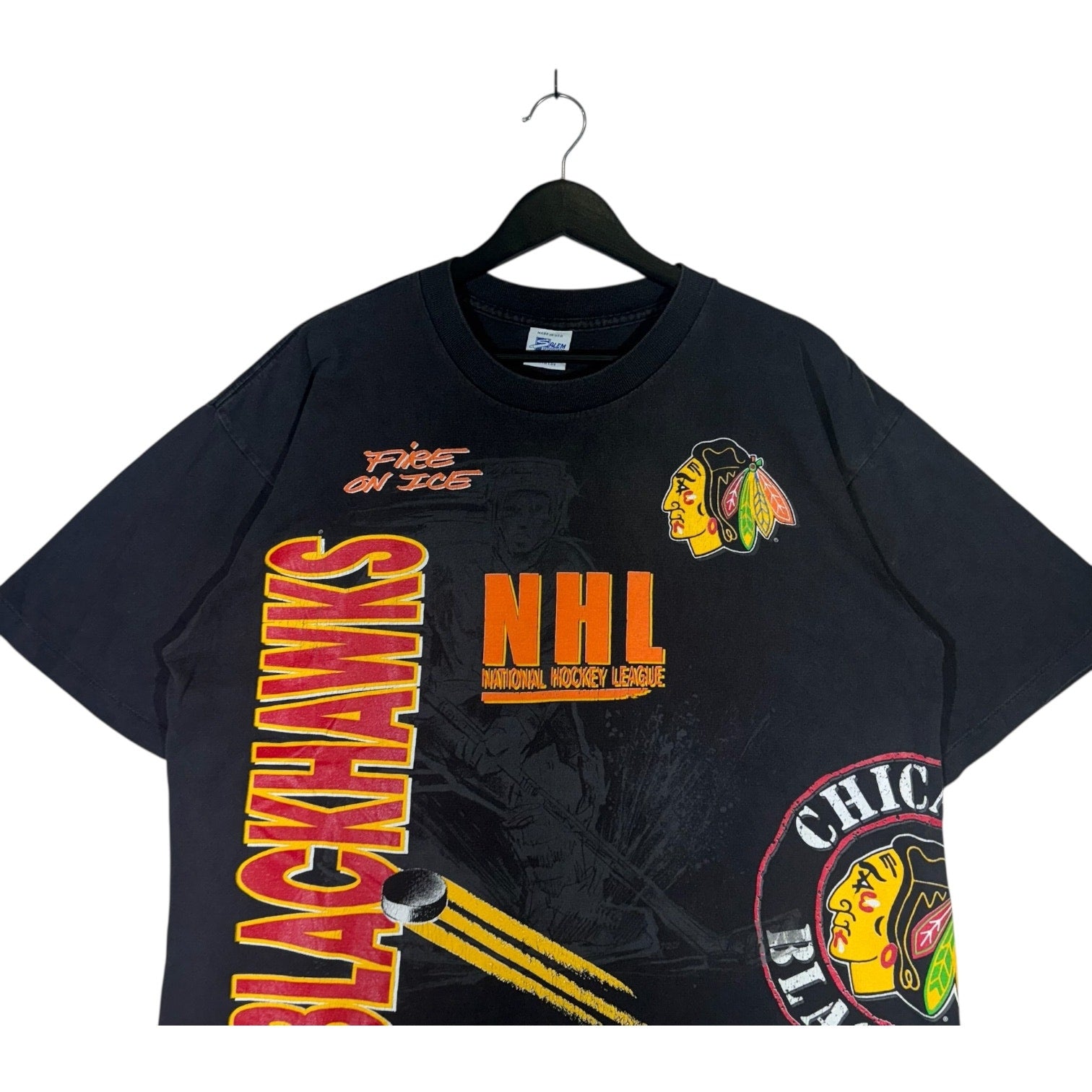 Vintage Chicago Blackhawks AOP Tee
