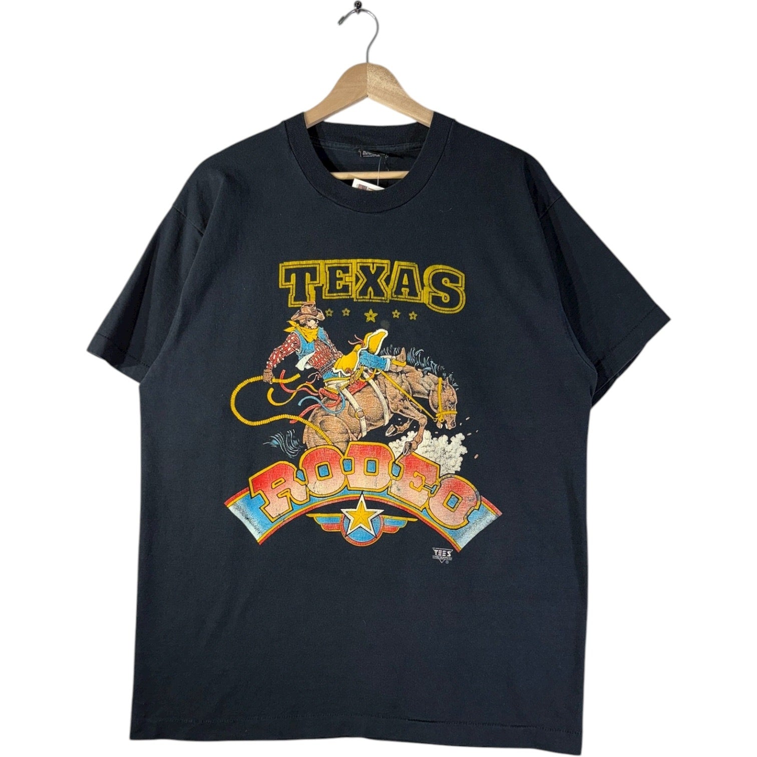 Vintage Texas Rodeo Cowboy Graphic T-Shirt