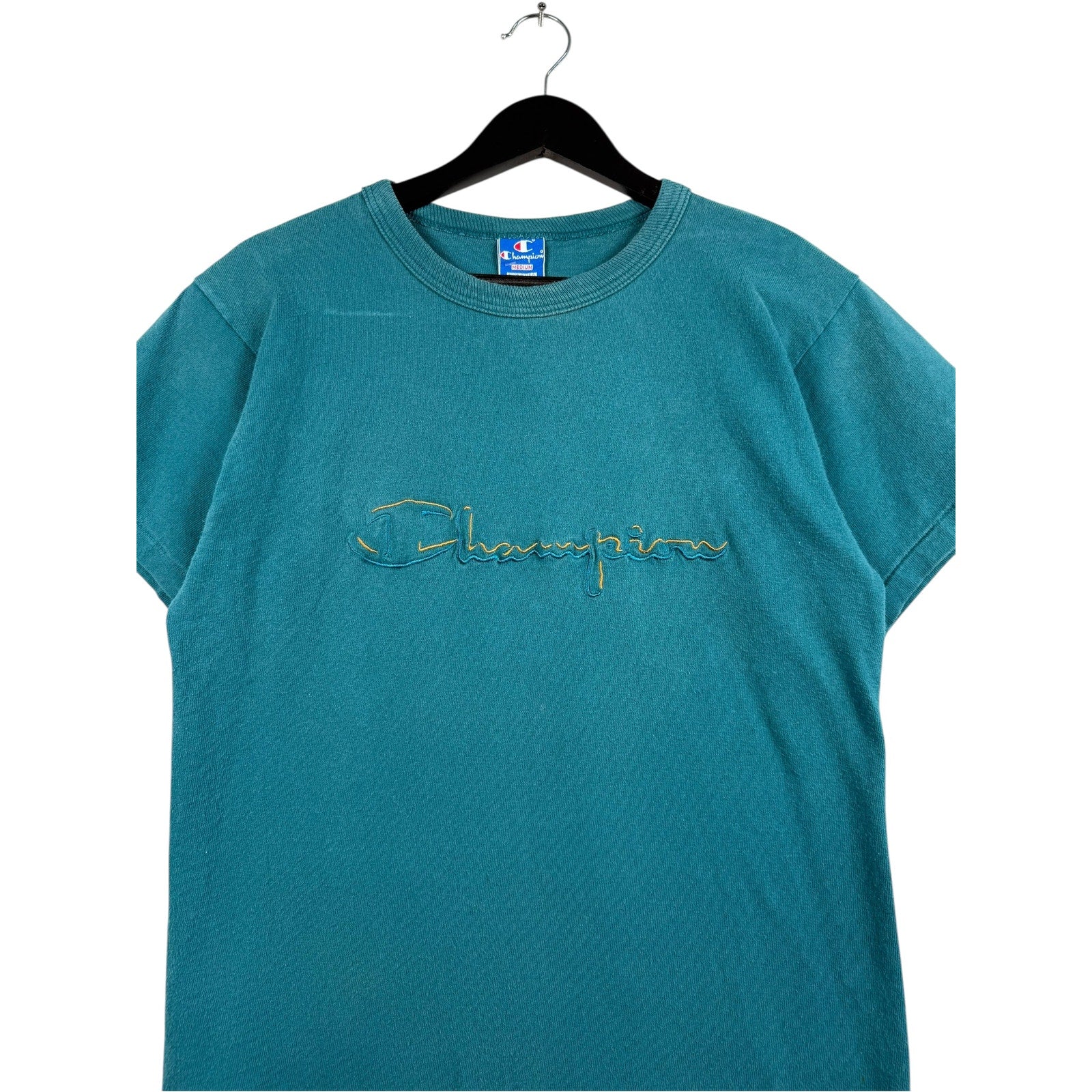 Vintage Champion Embroidered Spellout T-Shirt