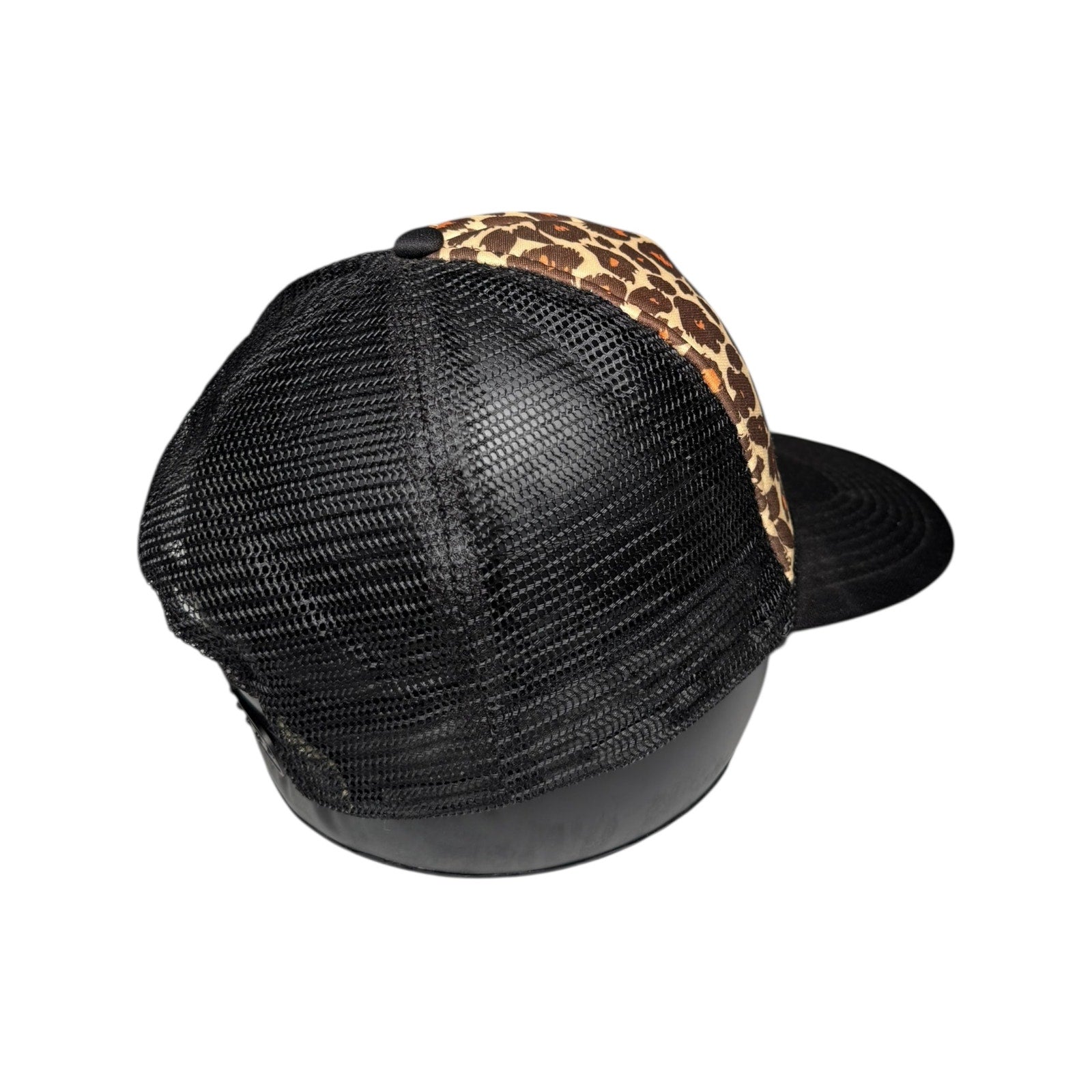 Vintage Vans "Off The Wall" Cheetah Print Snapback Hat