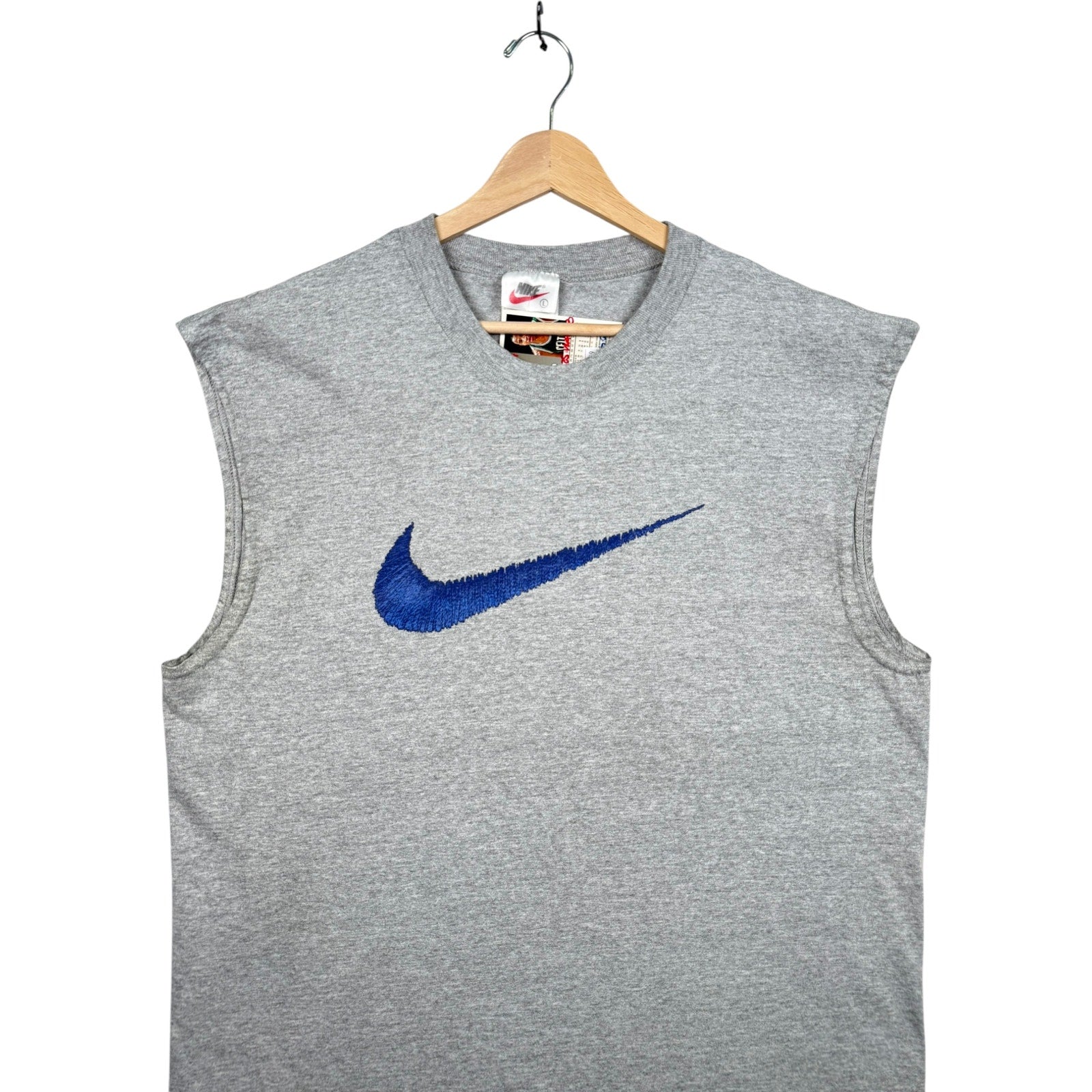 Vintage Nike Swoosh Logo Muscle Tee
