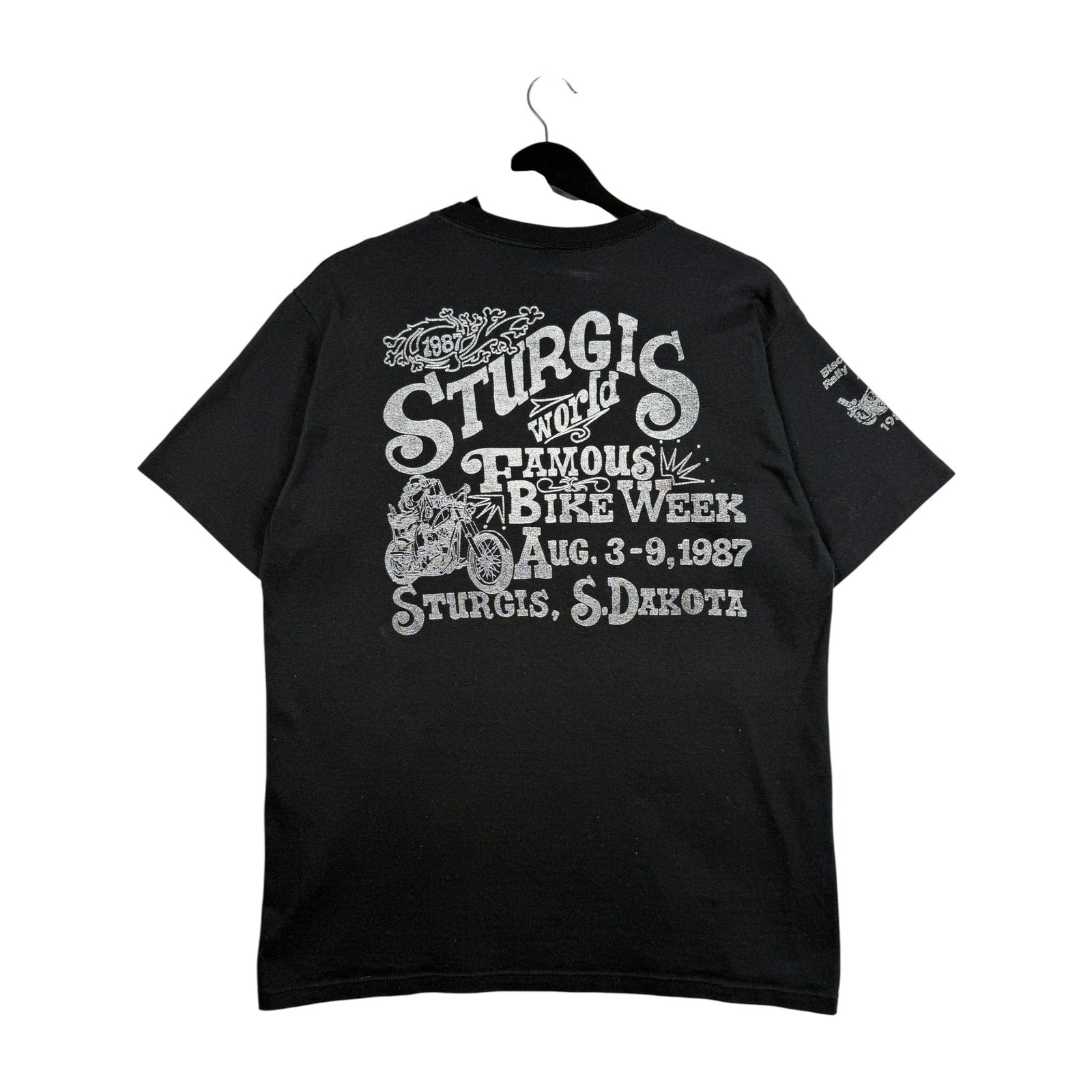 Vintage Sturgis Black Hills Rally & Races T-Shirt 80s