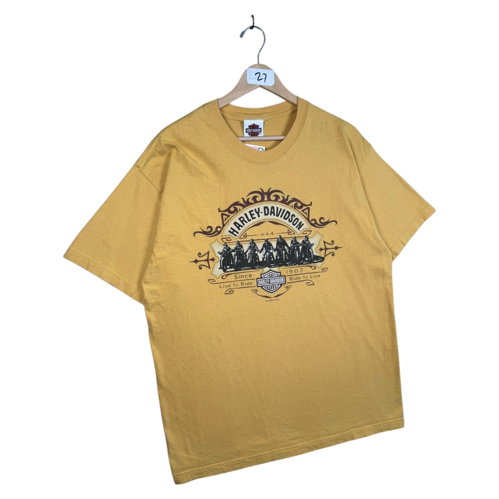 Vintage Harley Davidson Live to Ride Ride to Live T-Shirt