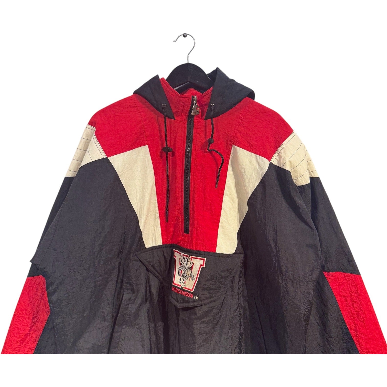 Vintage Starter University of Wisconsin Badgers Puffer Jacket