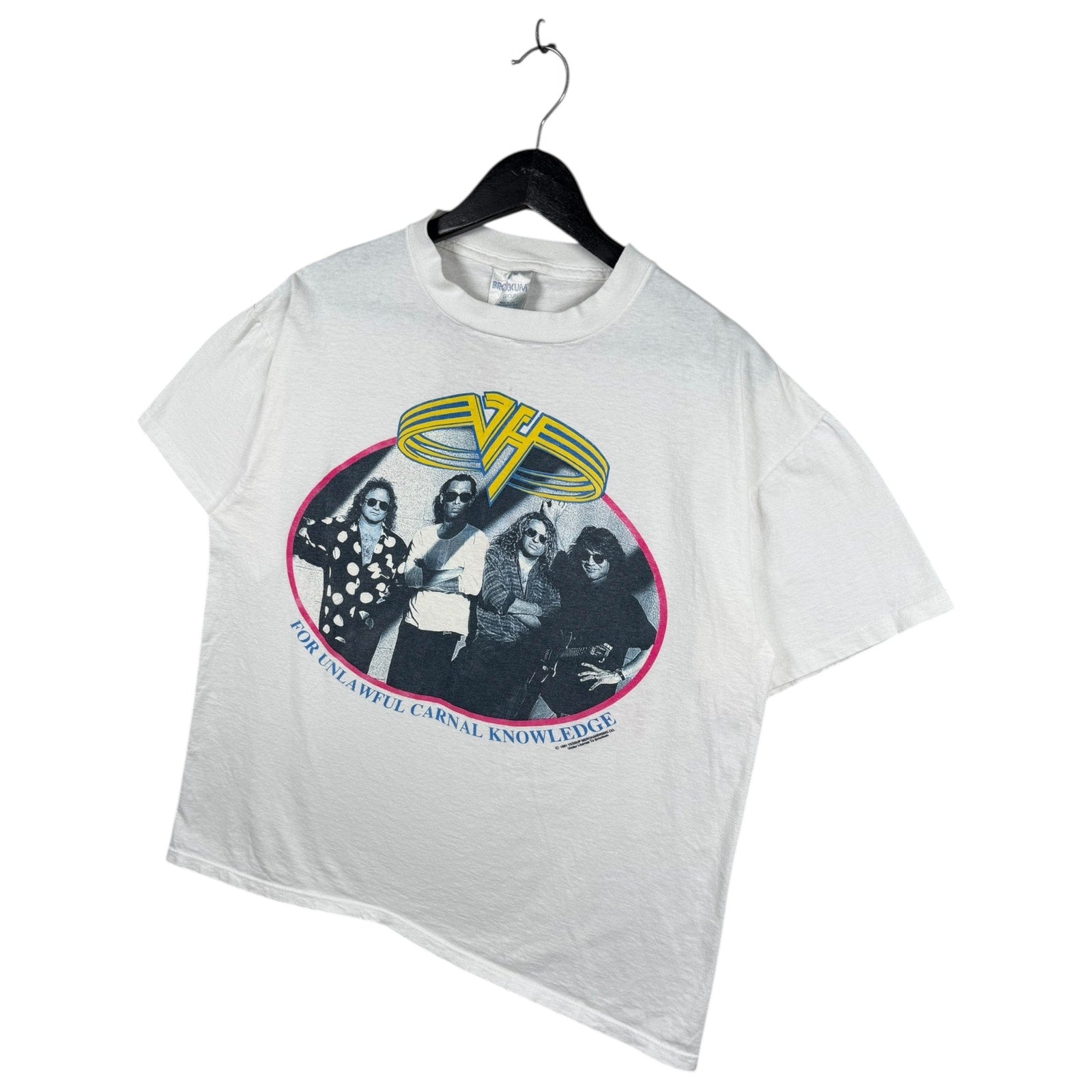 Vintage Van Halen Rock Band Graphic T-Shirt