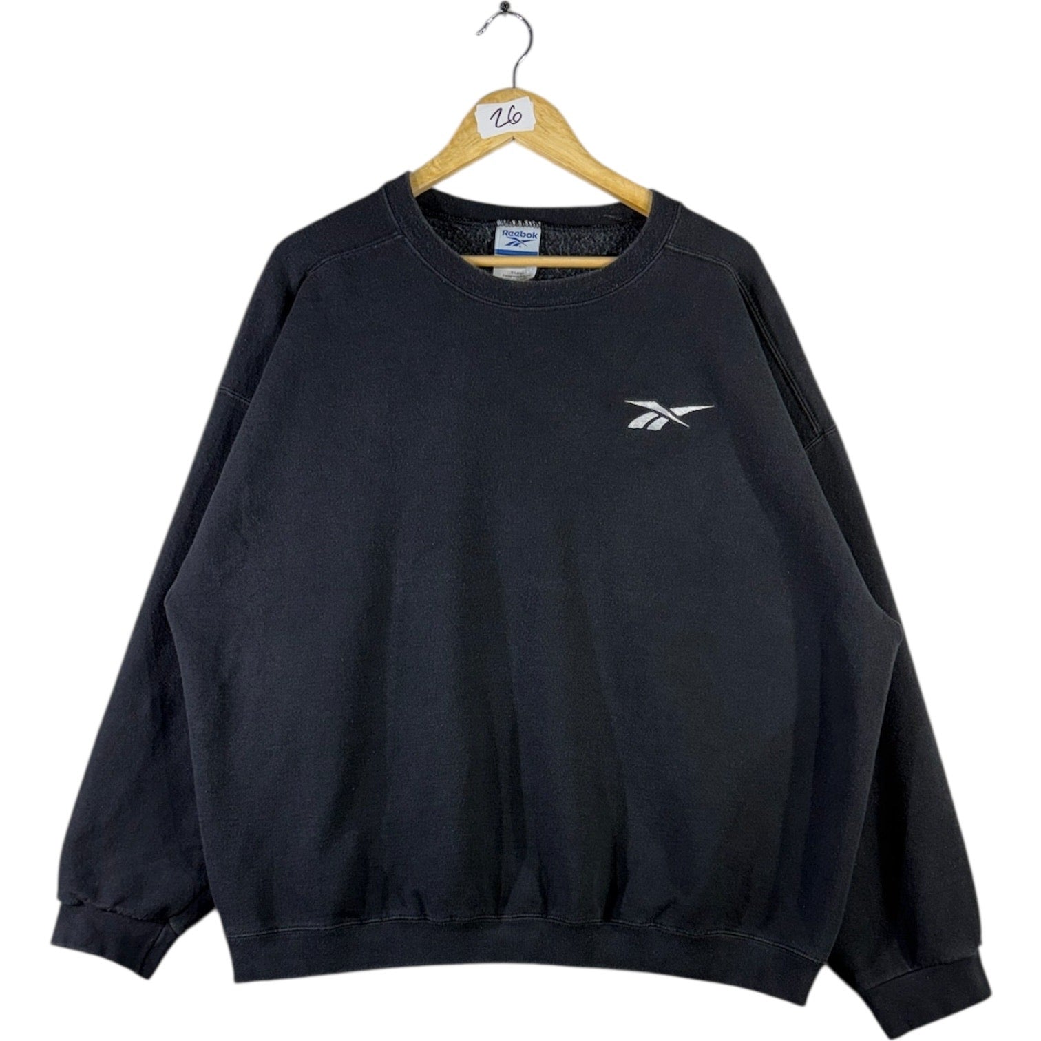 Vintage Reebok Solid Sweatshirt Crewneck