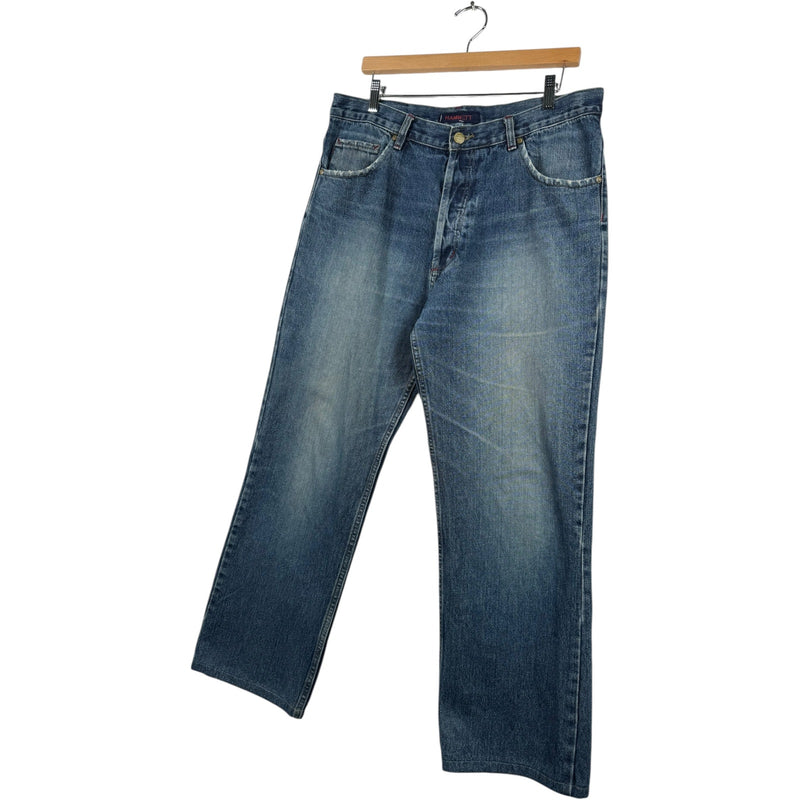 Vintage Hamnett Wide Leg Denim Jeans 36x30