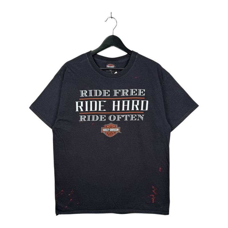 Vintage Harley Davidson Ride Free Ride Hard T-Shirt