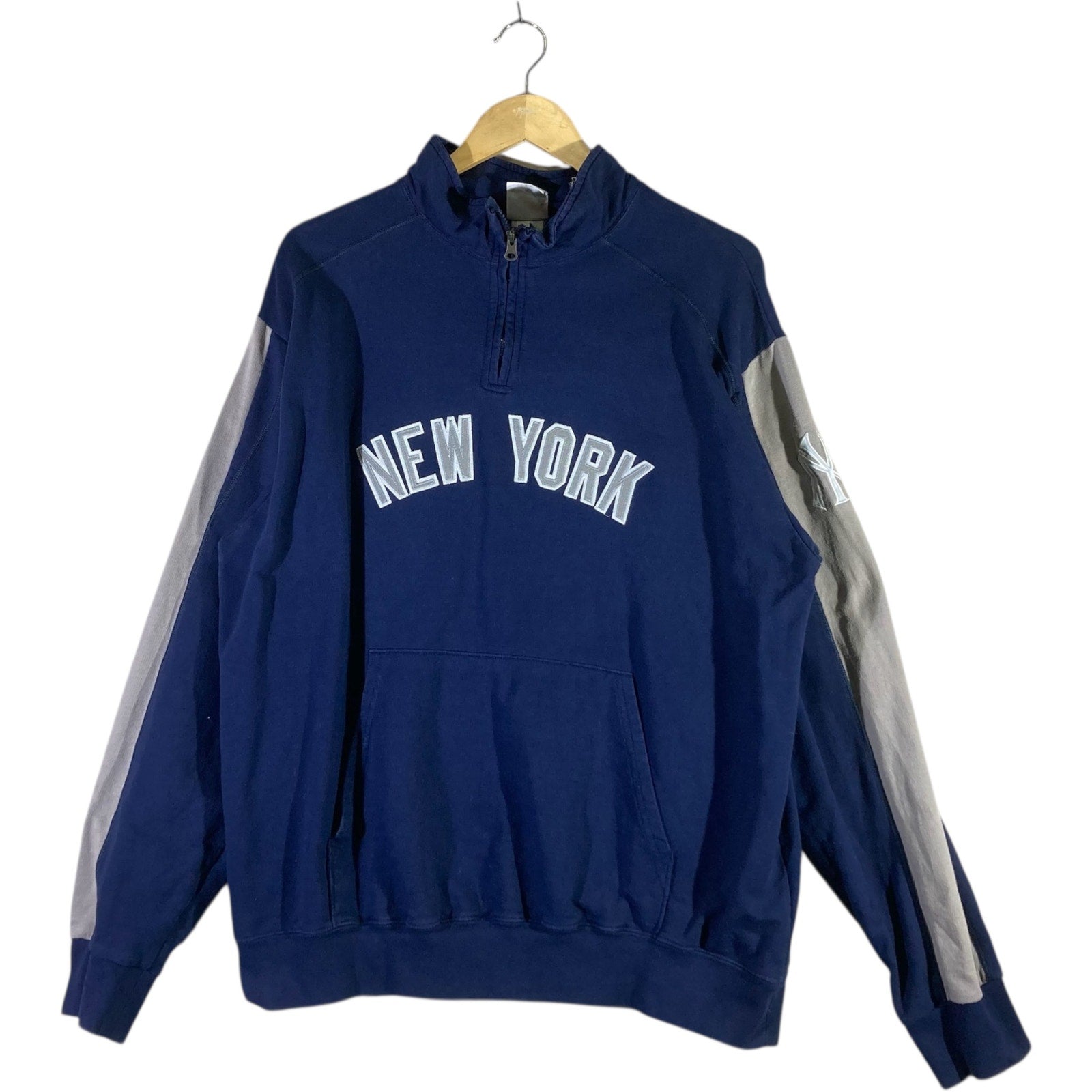Vintage New York Yankees MLB 1/4 Zip Sweatshirt
