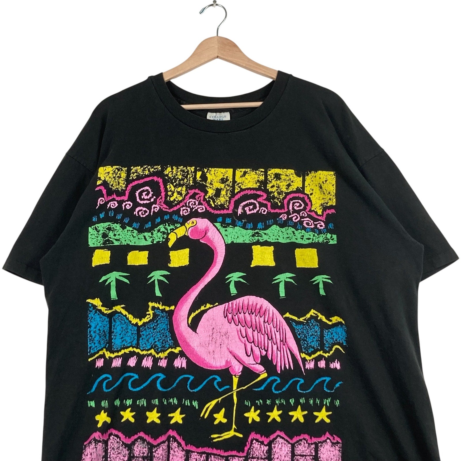 Vintage Flamingo Art Tee