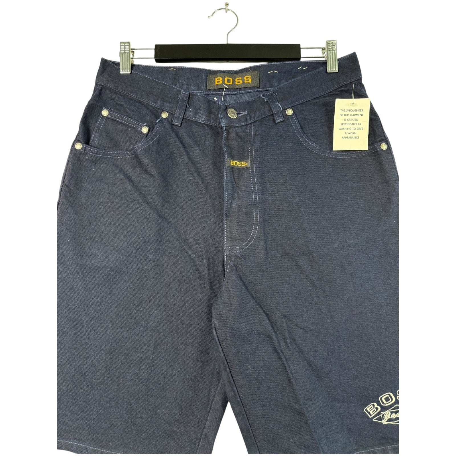 Vintage BOSS Denim Shorts NWT 33 x 11