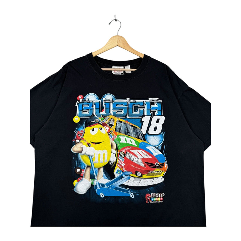 Vintage Kyle Busch #18 M&M’s NASCAR Racing T-Shirt