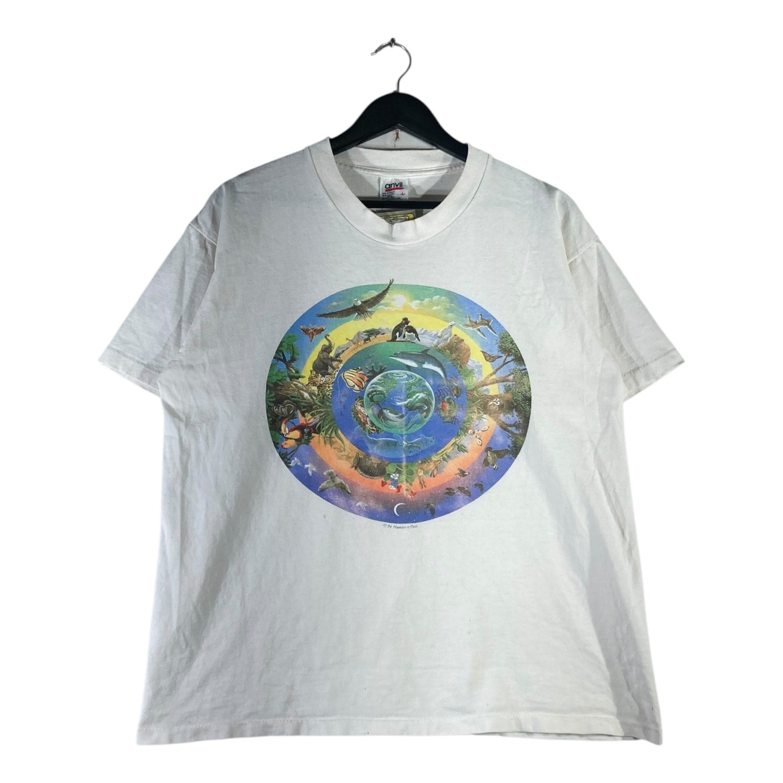 Vintage Animals Planet Pre-Shrunk Short Sleeve T-Shirt
