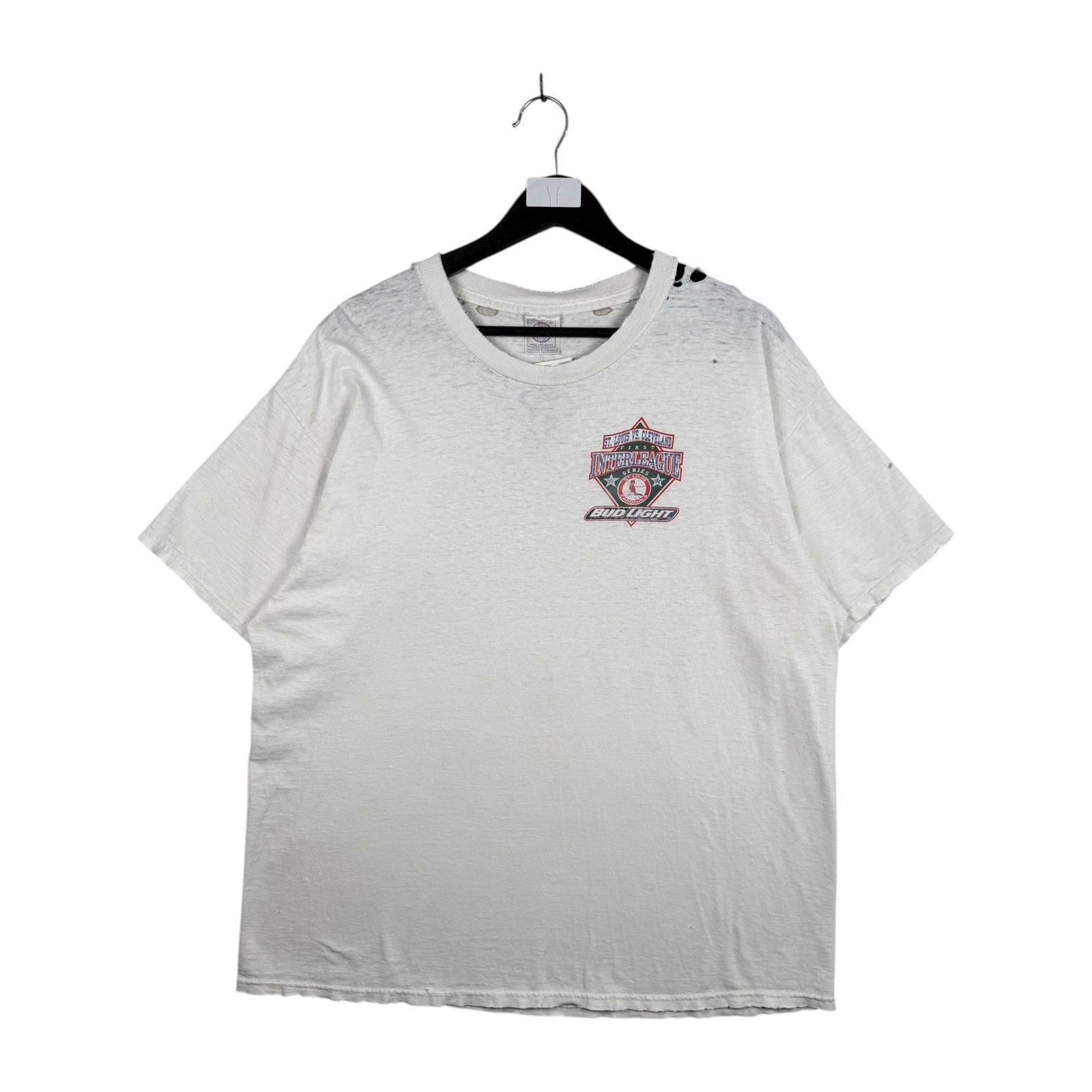 Vintage St. Louis Cardinals vs Cleveland Indians MLB T-Shirt