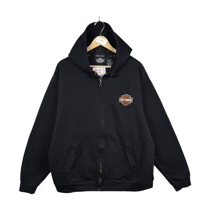 Vintage Harley Davidson V-Twin Power Graphic Hoodie