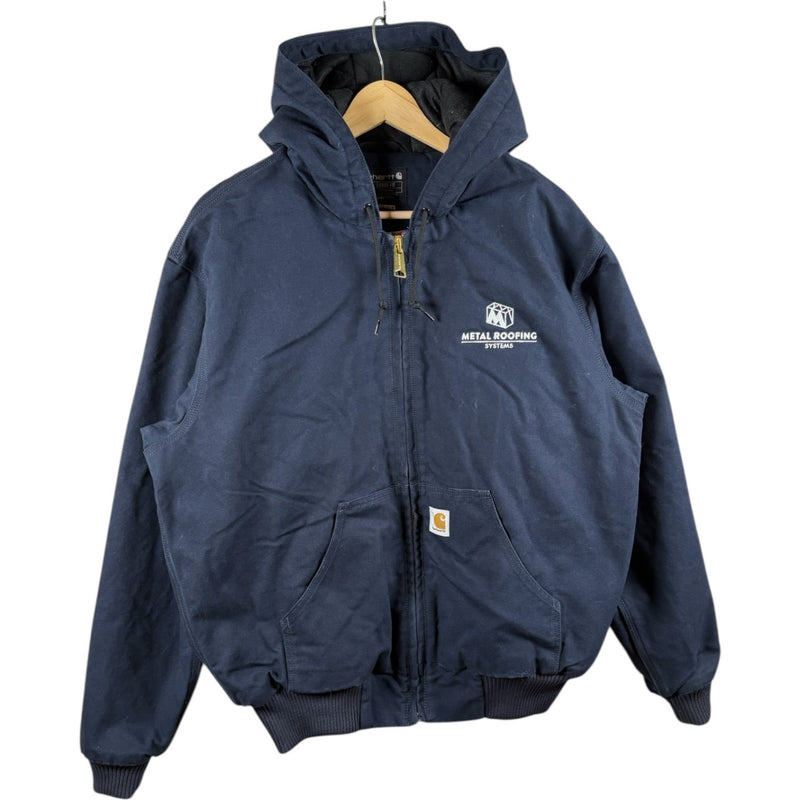 Vintage Carhartt Canvas Full Zip Hooded Workwear Jacket