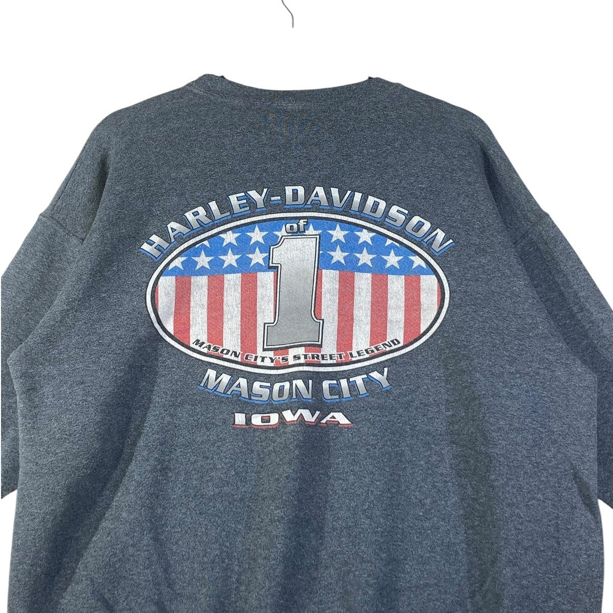 Vintage Harley Davidson Skull Graphic Crewneck