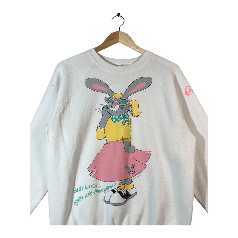 Vintage Airwaves 1987 Still Cool Bunny Crewneck