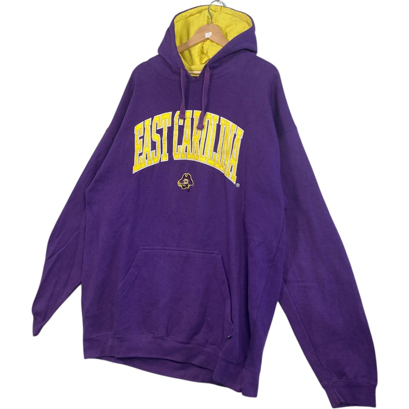 Vintage East Carolina University Pirates Arch Spellout Hoodie