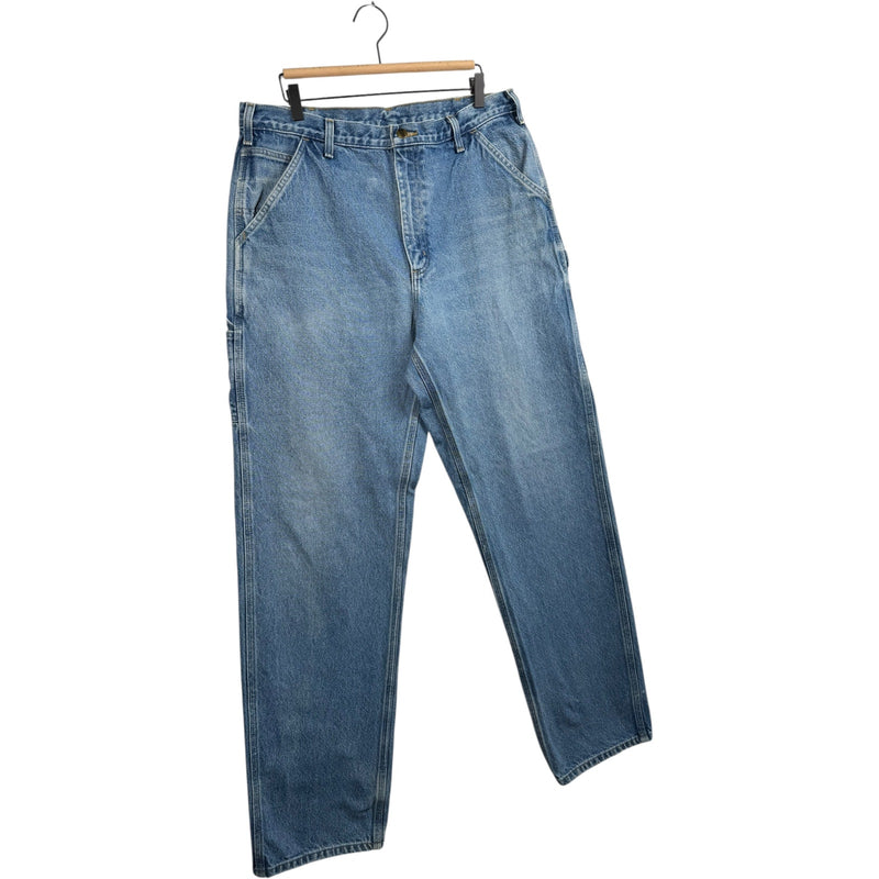 Vintage Carhartt Straight Carpenter Denim Jeans 36x36