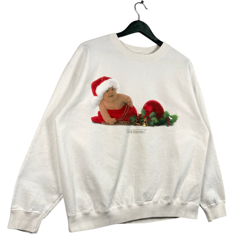 Vintage Christmas Baby Anne Geddes Crewneck