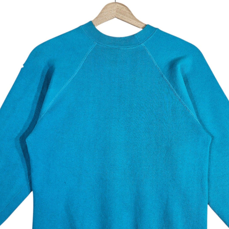 Vintage Light Blue Blank Crewneck