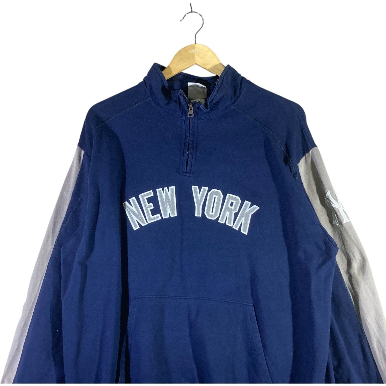 Vintage New York Yankees MLB 1/4 Zip Sweatshirt