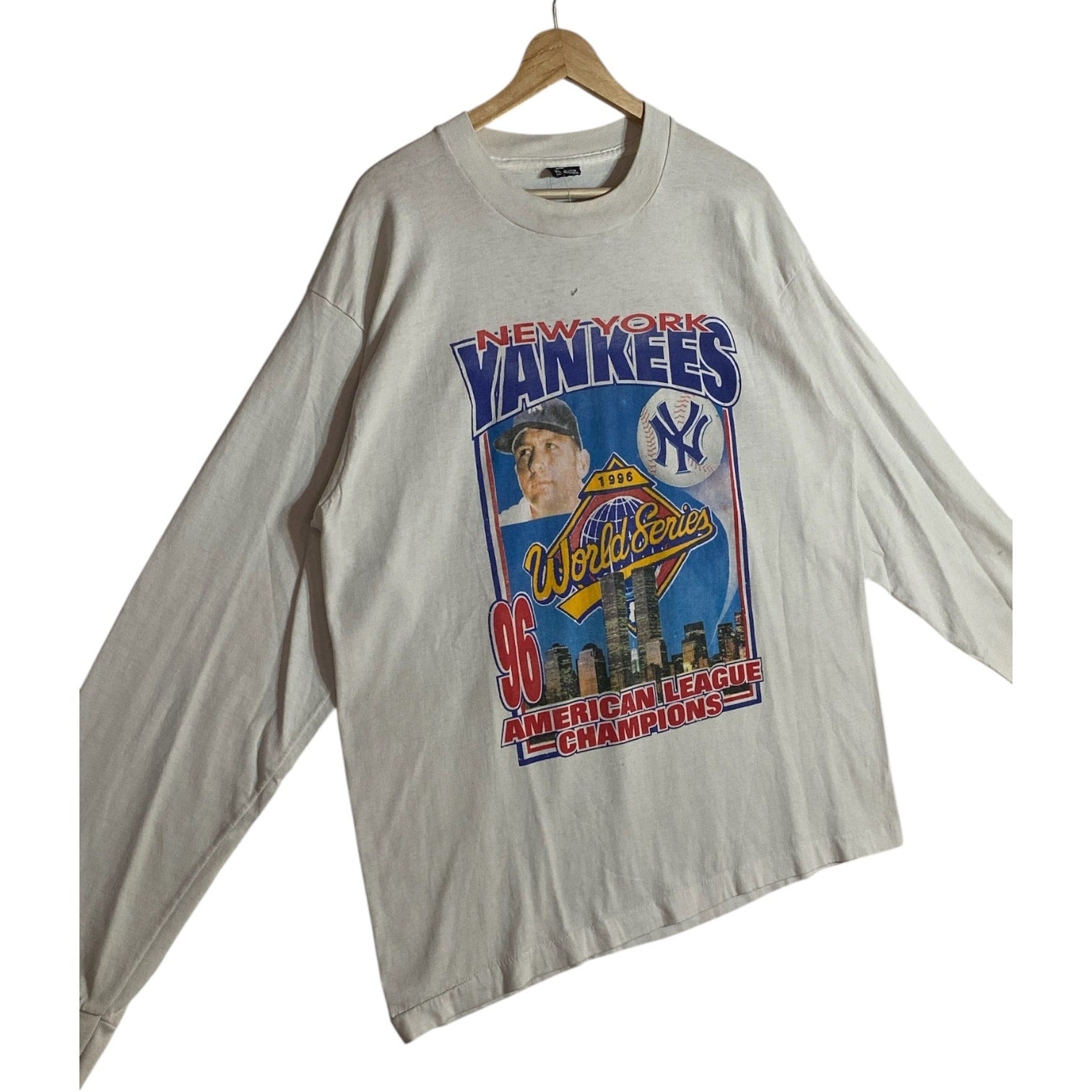 Vintage New York Yankees 1996 World Series MLB Long Sleeve T-Shirt