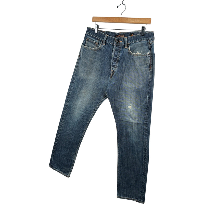 Vintage Ed Hardy Distressed Denim Jeans 34