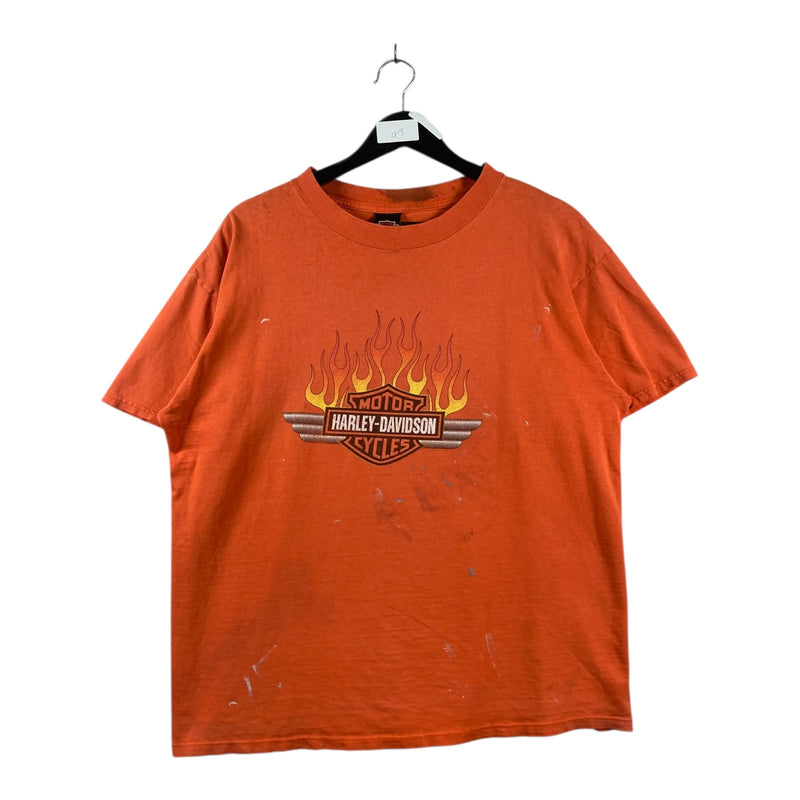 Vintage Harley Davidson Ft. Myers Florida Flames T-Shirt