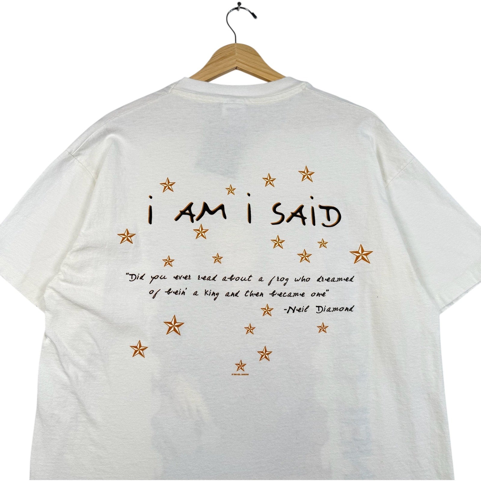 Vintage Neil Diamond Quote Tee