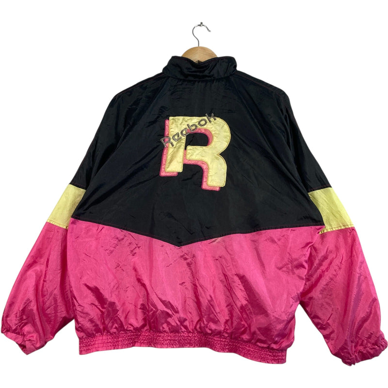 Vintage Reebok Back Logo Full Zip Light Jacket