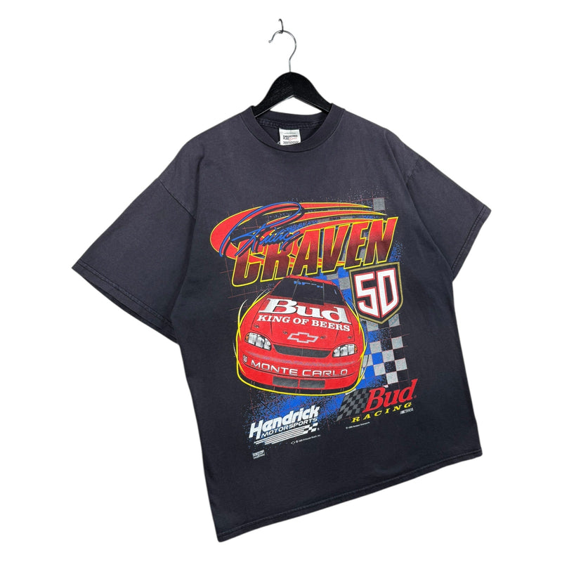 Vintage Ricky Craven Budweiser #50 NASCAR T-Shirt