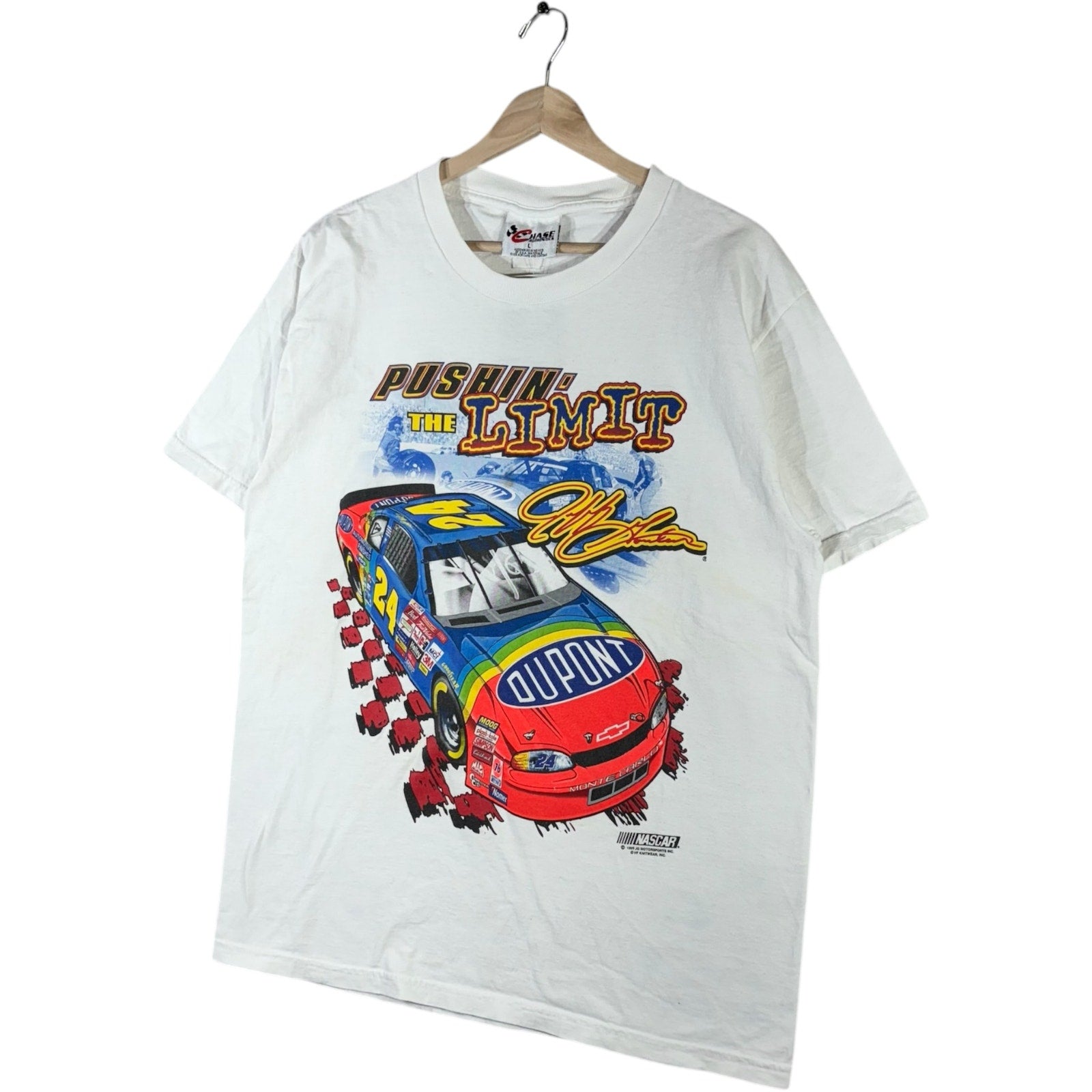 Vintage NASCAR Jeff Gordon Dupont "Pushin' The Limit" Tee
