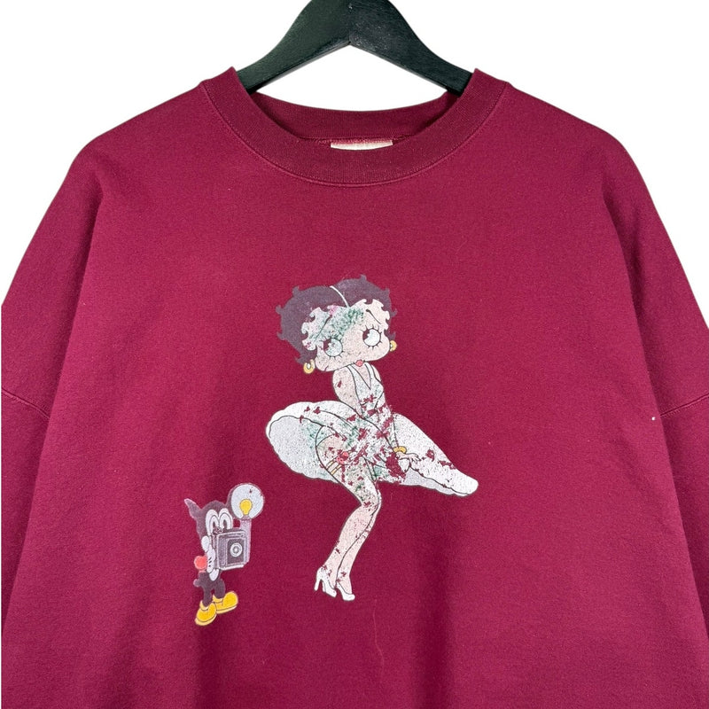 Vintage Betty Boop Cartoon Graphic Crewneck