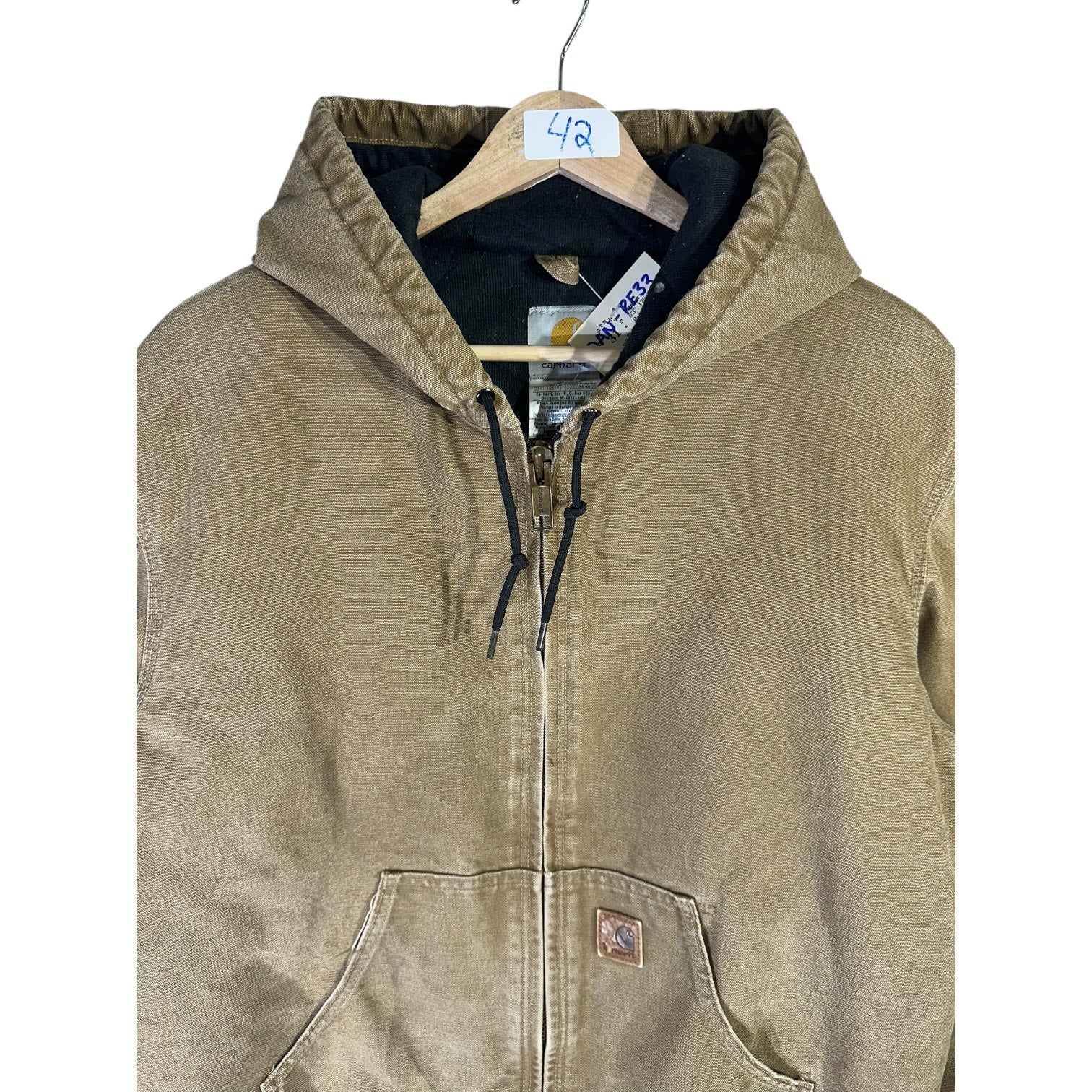 Vintage Carhartt Insulated Hooded Workwear Jacket