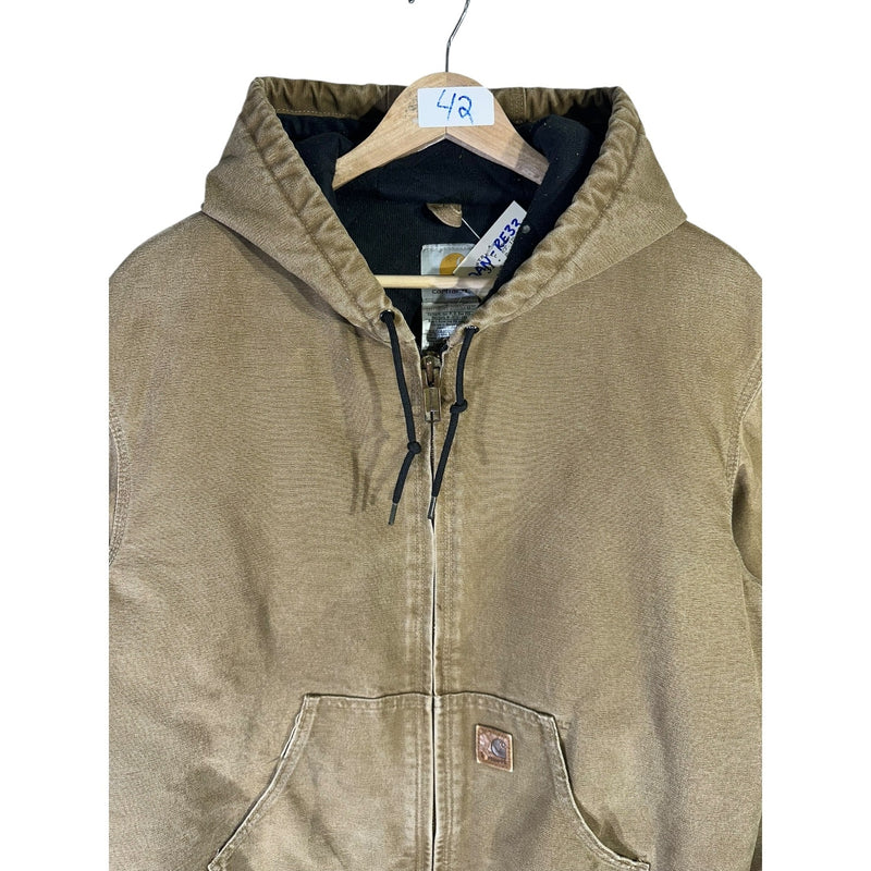 Vintage Carhartt Insulated Hooded Workwear Jacket