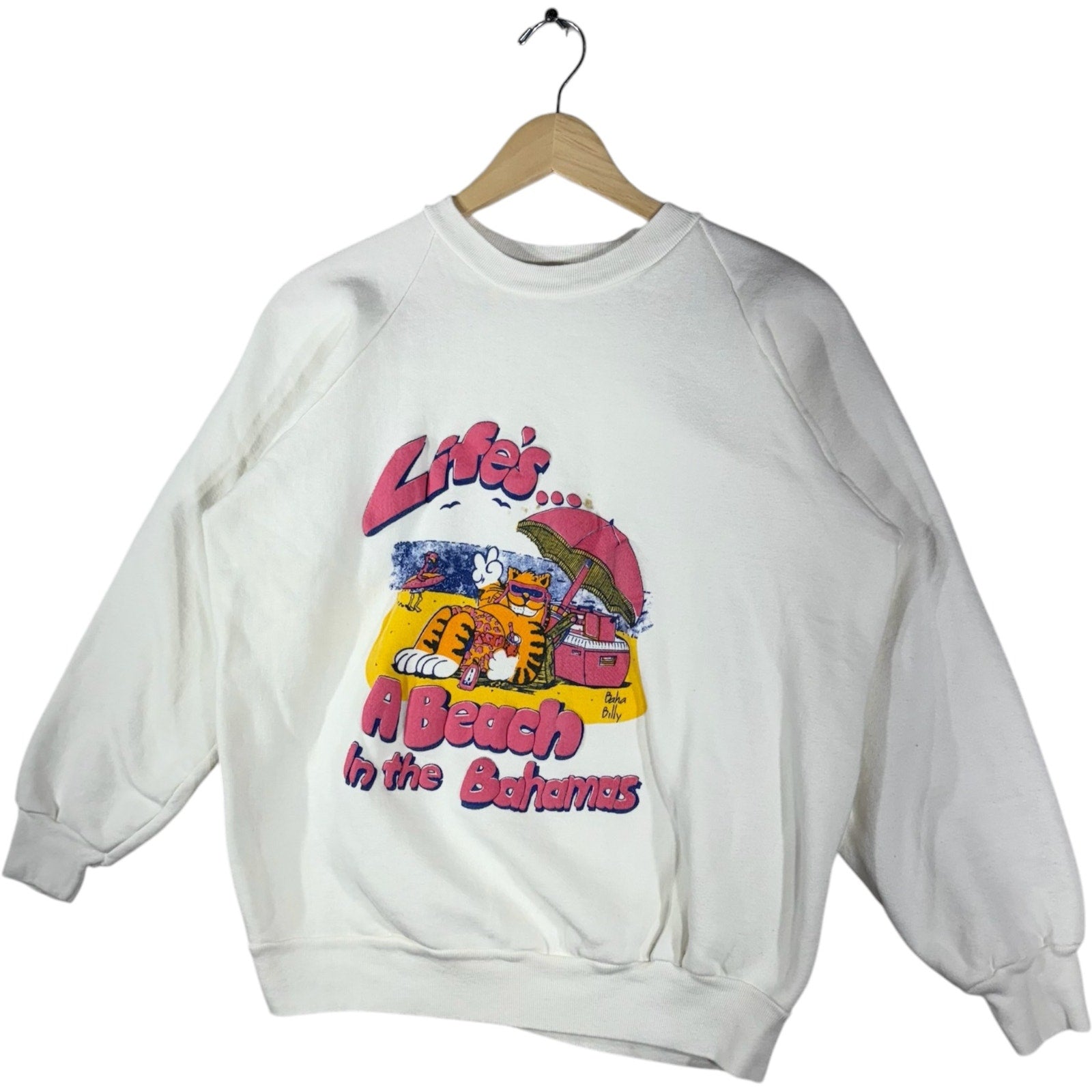Vintage "Lifes A Beach" Bahamas Souvenir Crewneck 90s